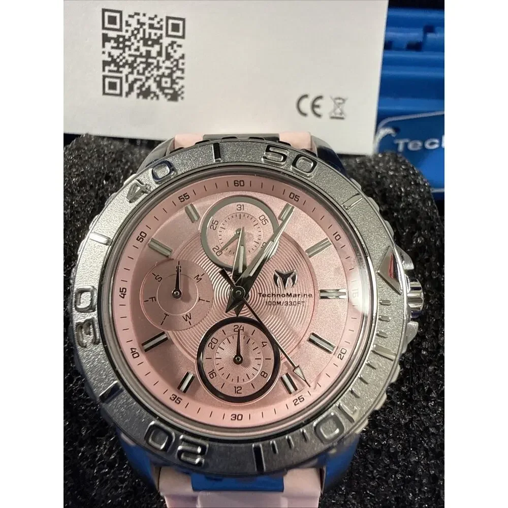 Women’s Technomarine Sea Grace TM-725013 New With Box And Papers 36mm Case